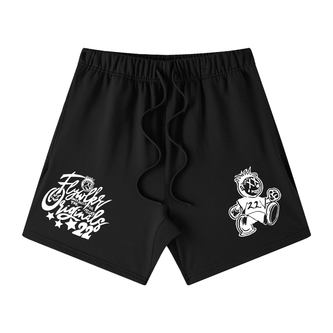 FLYWLKR "ORIGINALS" Unisex Earth Tone Loose Fit Cotton Shorts