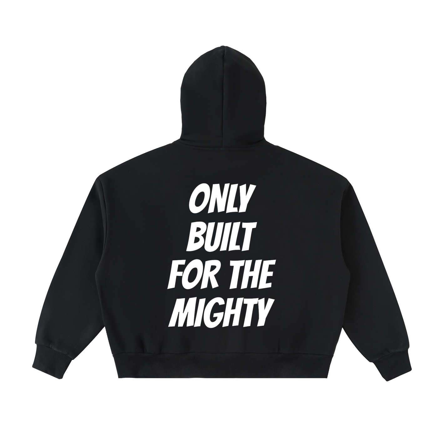 FLYWLKR "BREDY LANE SOCIAL CLUB" Fleeced Full-Zip Boxy Hoodie