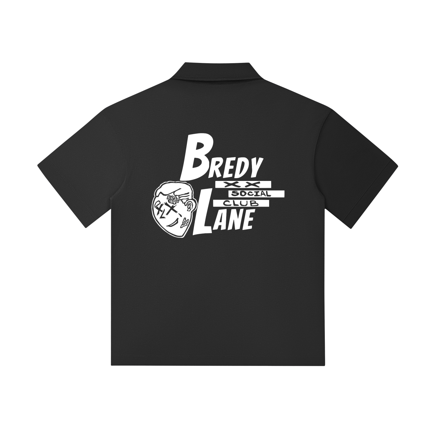 FLYWLKR "BREDY LANE SOCIAL CLUB" Drop Shoulder Short-Sleeve Polo