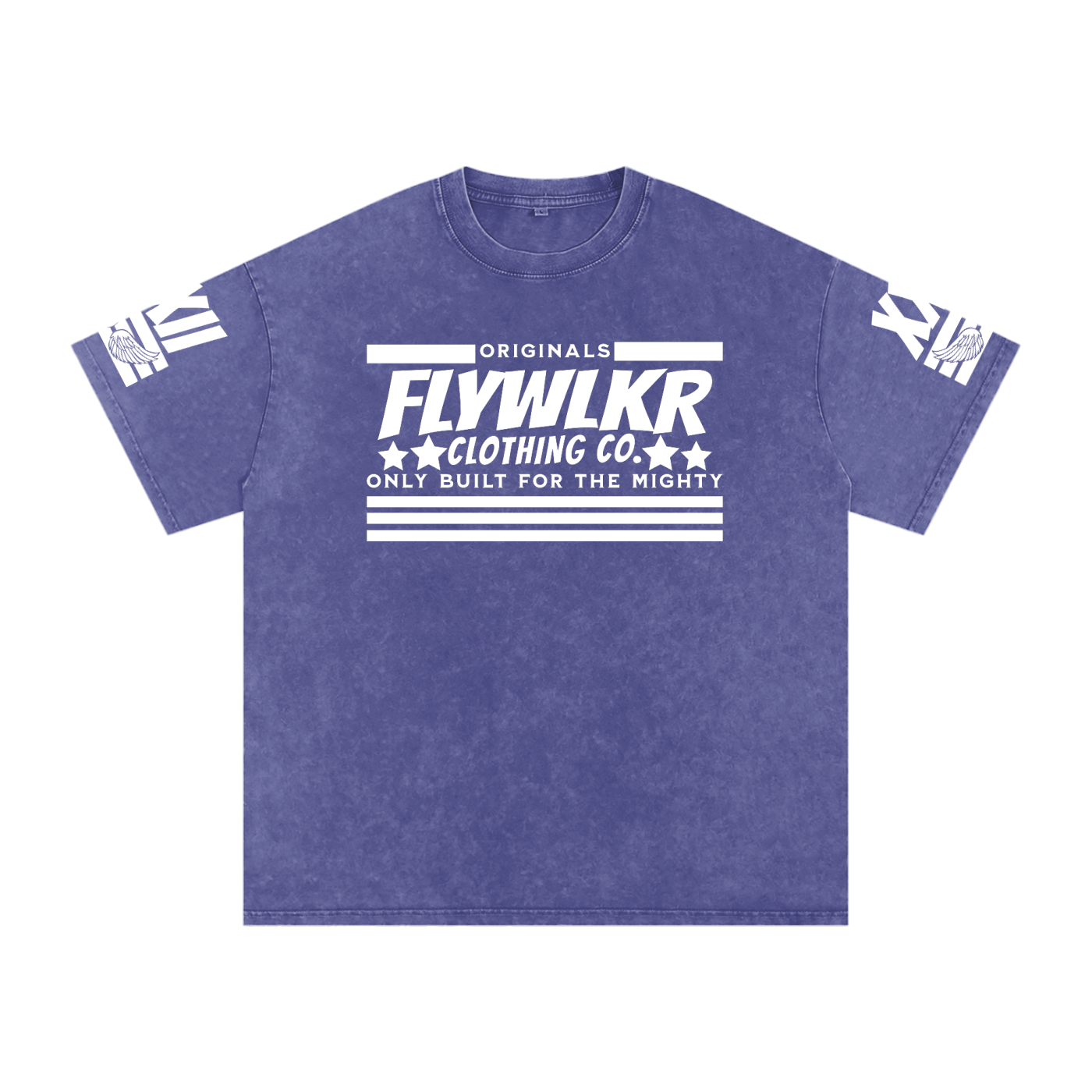 FLYWLKR "ORIGINALS" Snow Washed Oversized Cotton T-Shirt