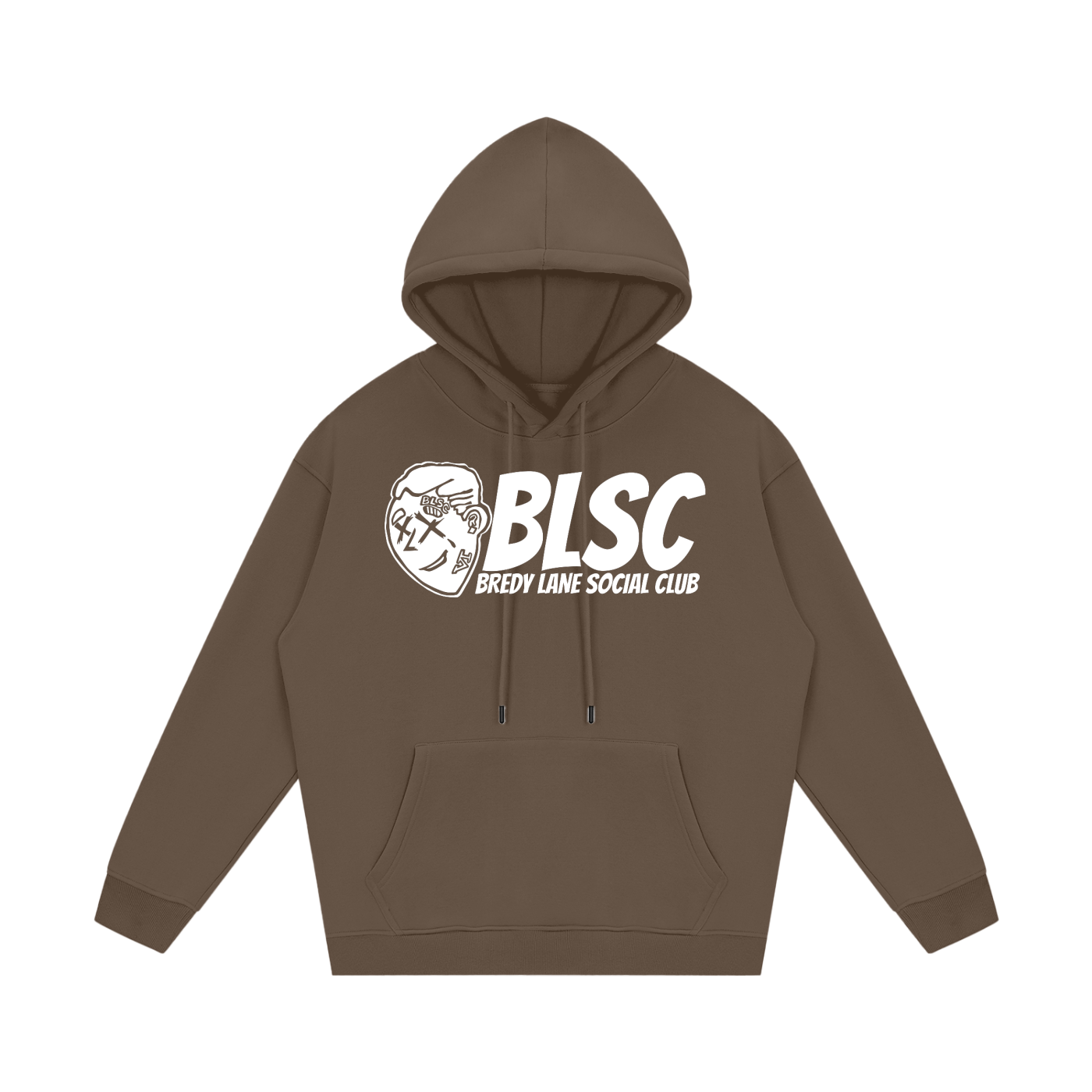 FLYWLKR "BREDY LANE SOCIAL CLUB" Streetwear Unisex Fleece Hoodie