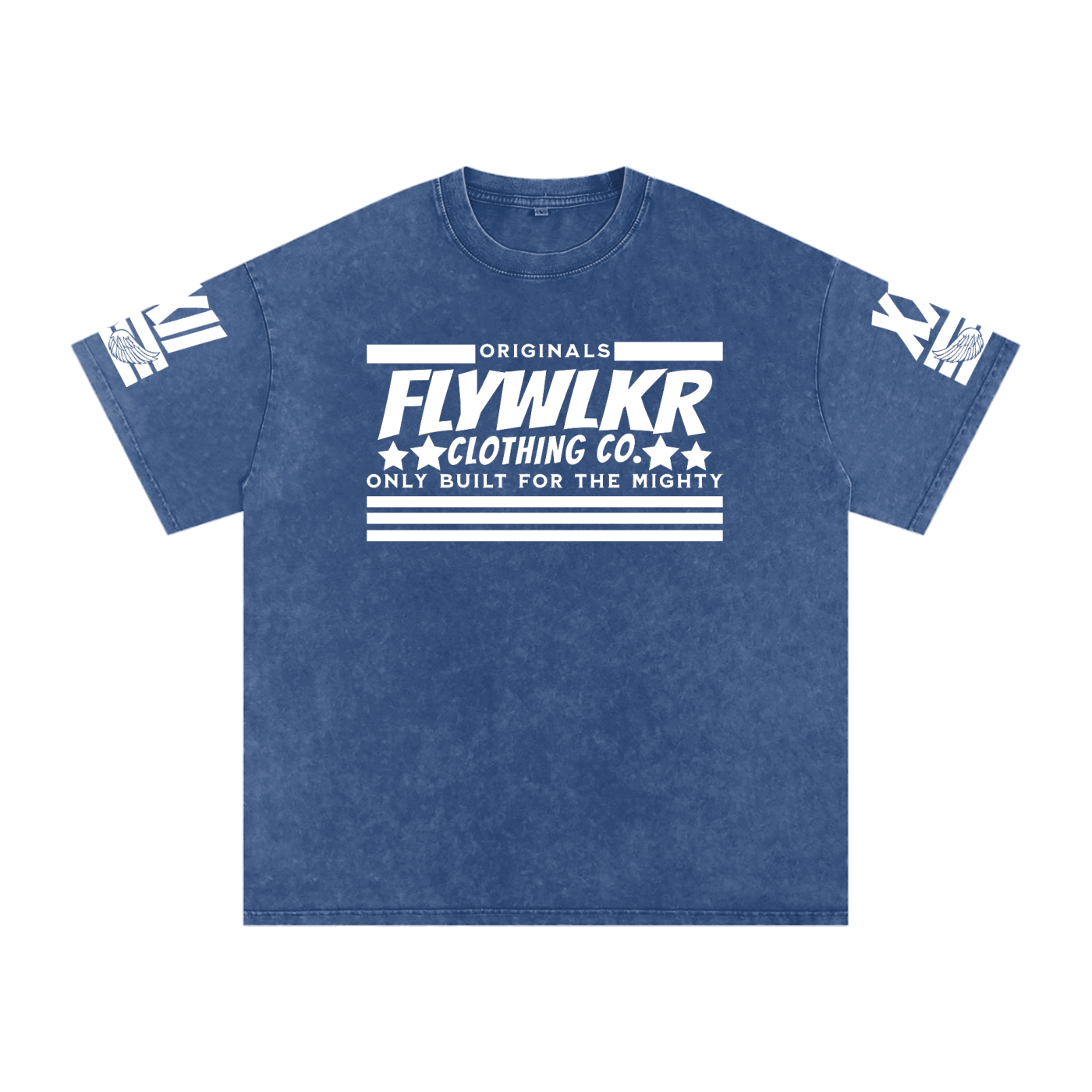FLYWLKR "ORIGINALS" Snow Washed Oversized Cotton T-Shirt
