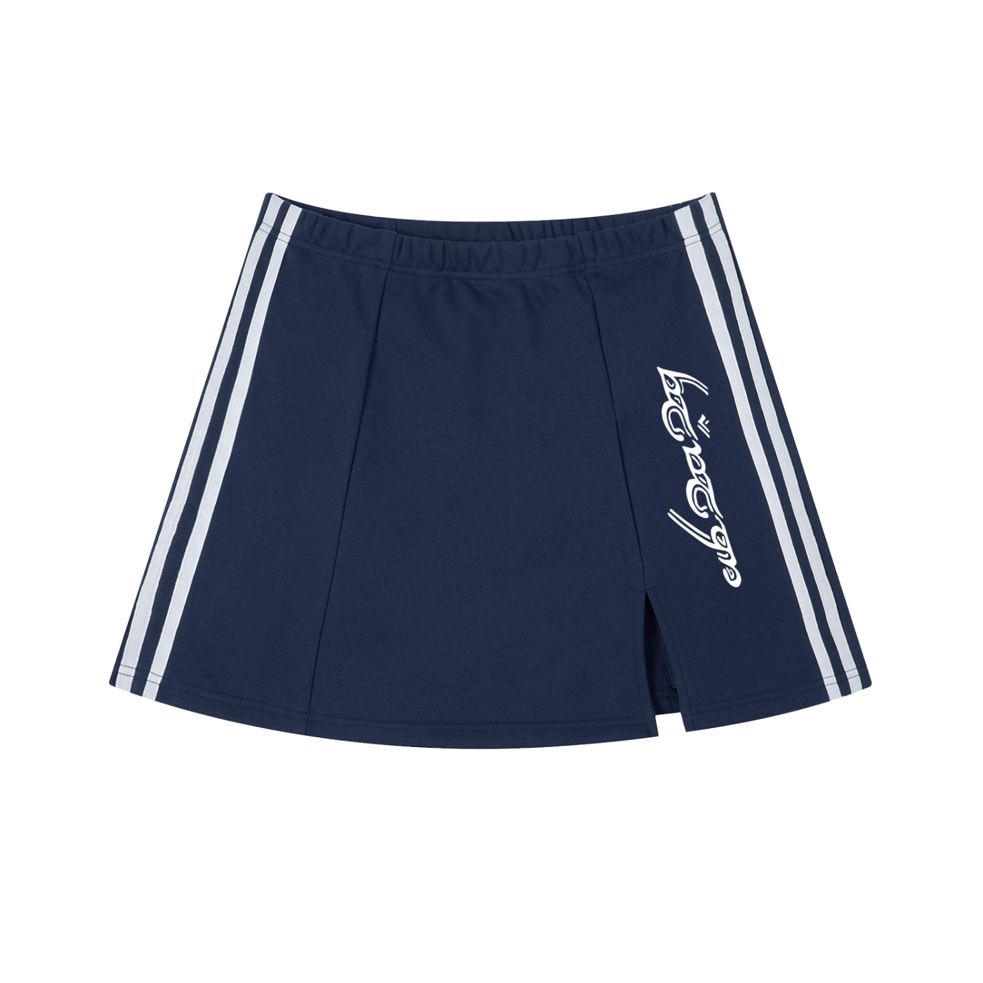 FLYWLKR "ORIGINALS" Contrast Side Stripe Slit Skirt