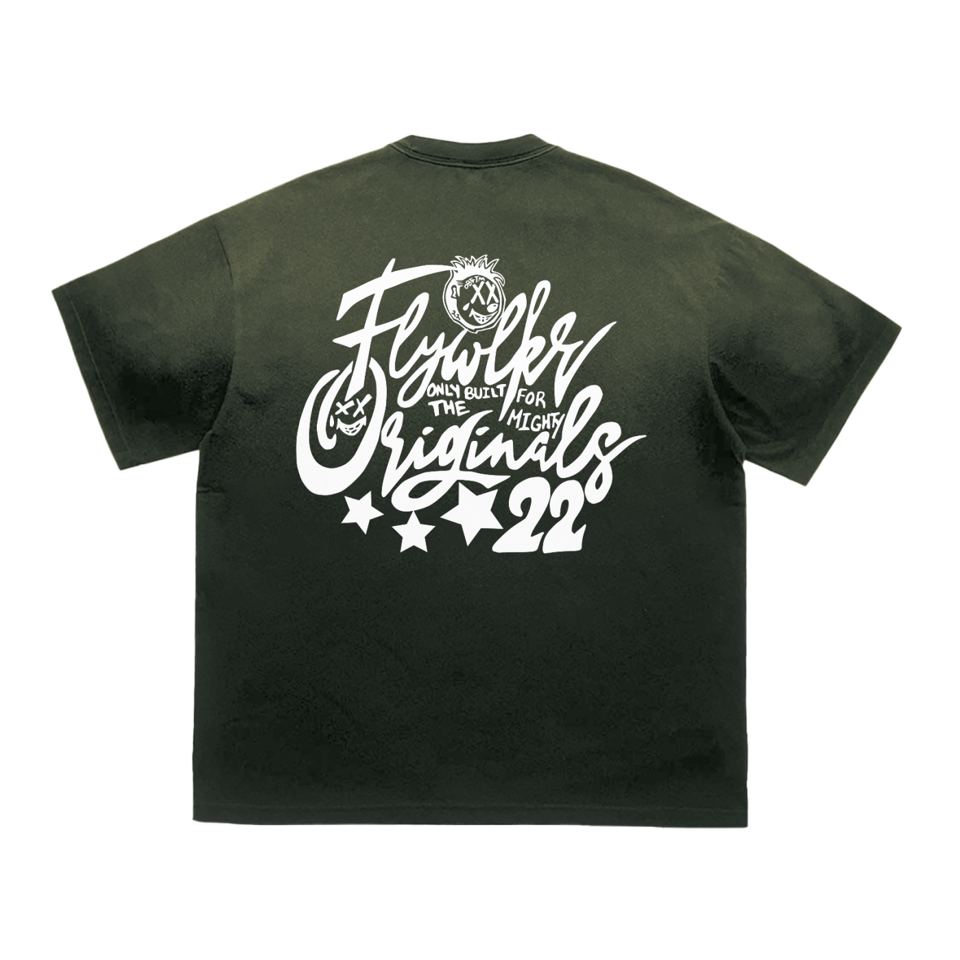FLYWLKR "ORIGINALS" Tiger Stripe Gradient Washed T-Shirt