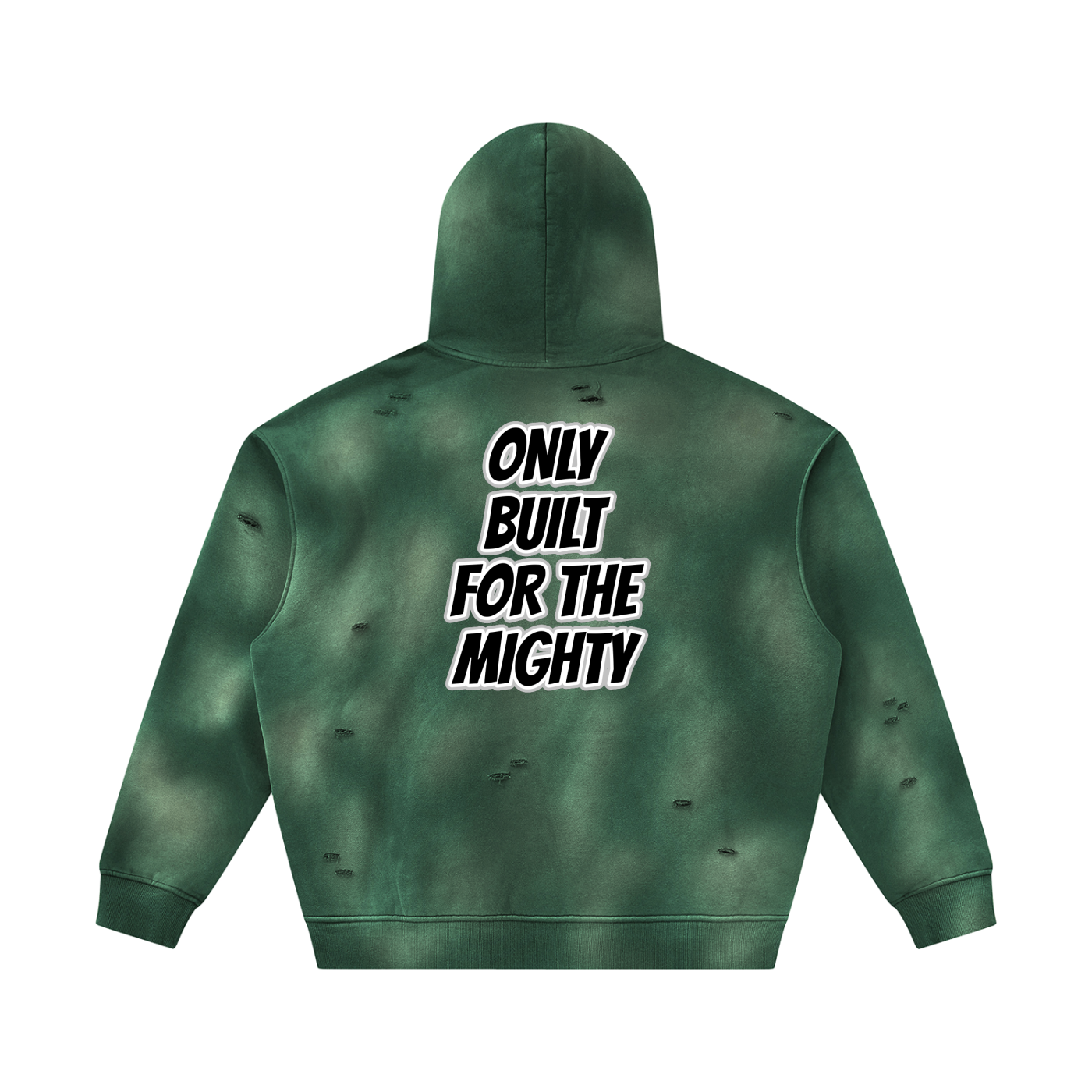 FLYWLKR ORIGINALS Unisex Sunfade Frayed Fleece Hoodie