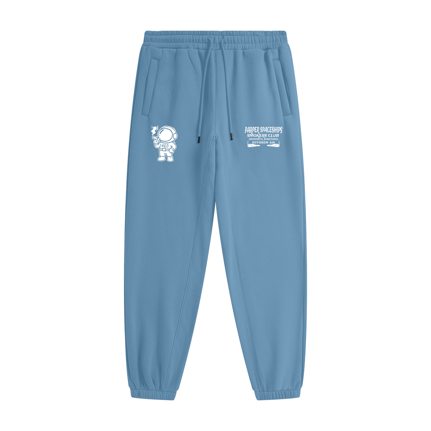 FLYWLKR "PAPER SPACESHIPS SMOKERS CLUB" Unisex Heavyweight Fleece Joggers