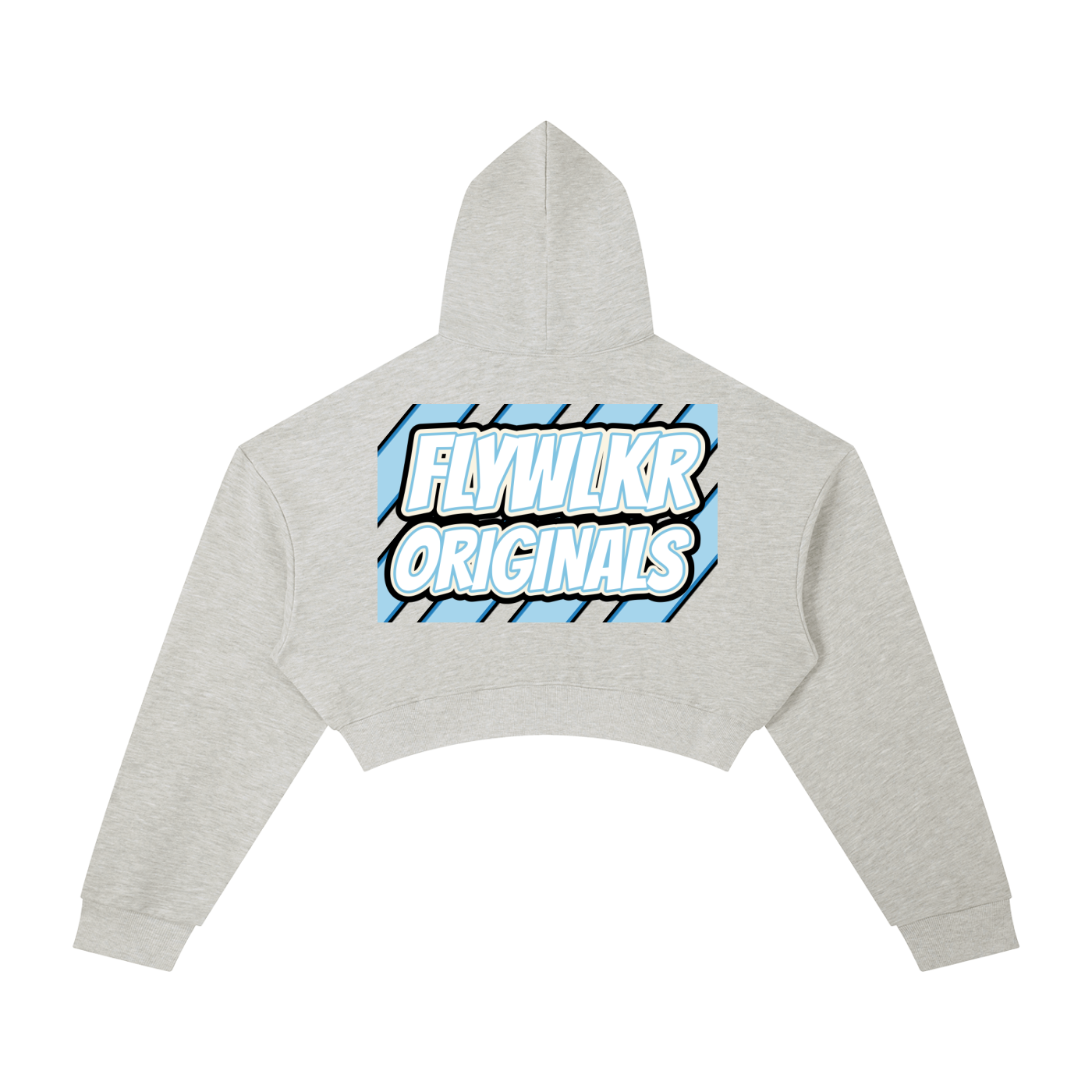 FLYWLKR ORIGINALS "BOSHIDIRU" Essential Cropped Hoodie