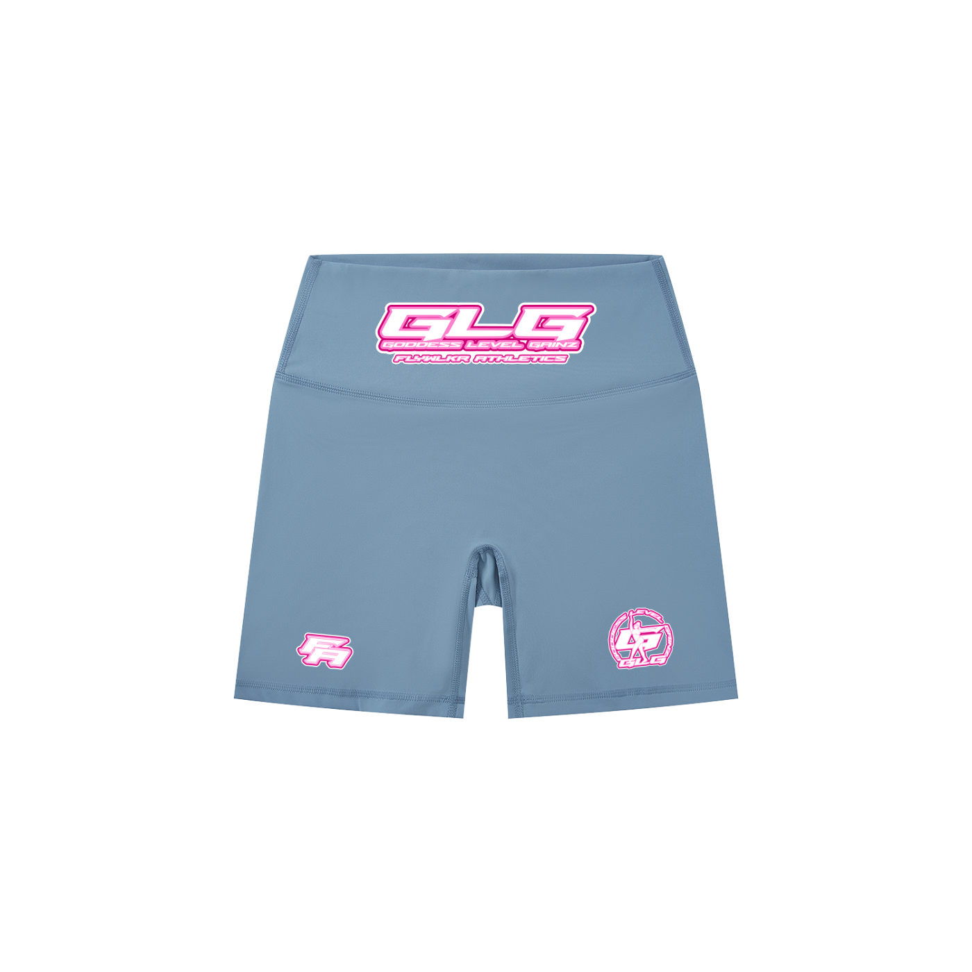FLYWLKR ATHLETICS "GLG" Women's High-Waisted Biker Shorts