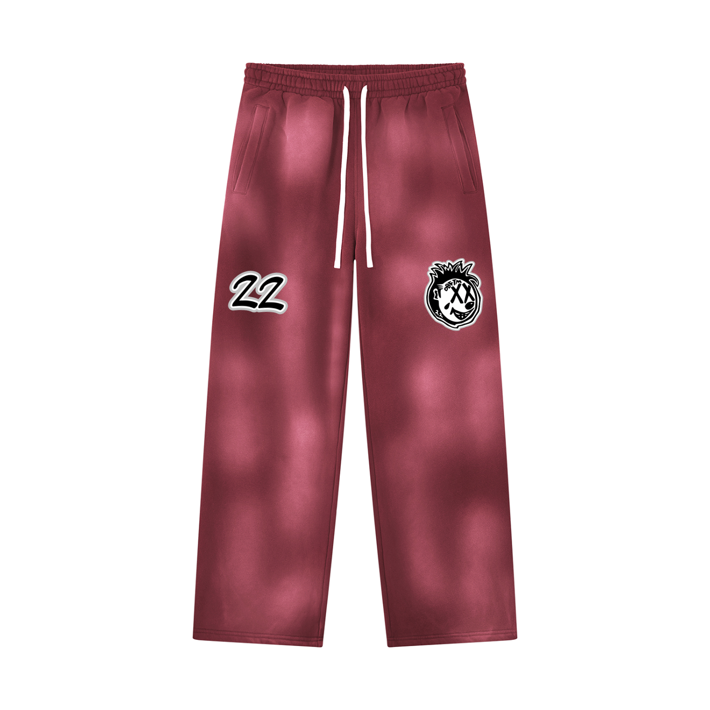 FLYWLKR ORIGINALS Unisex Sunfade Wide Leg Fleece Sweatpants