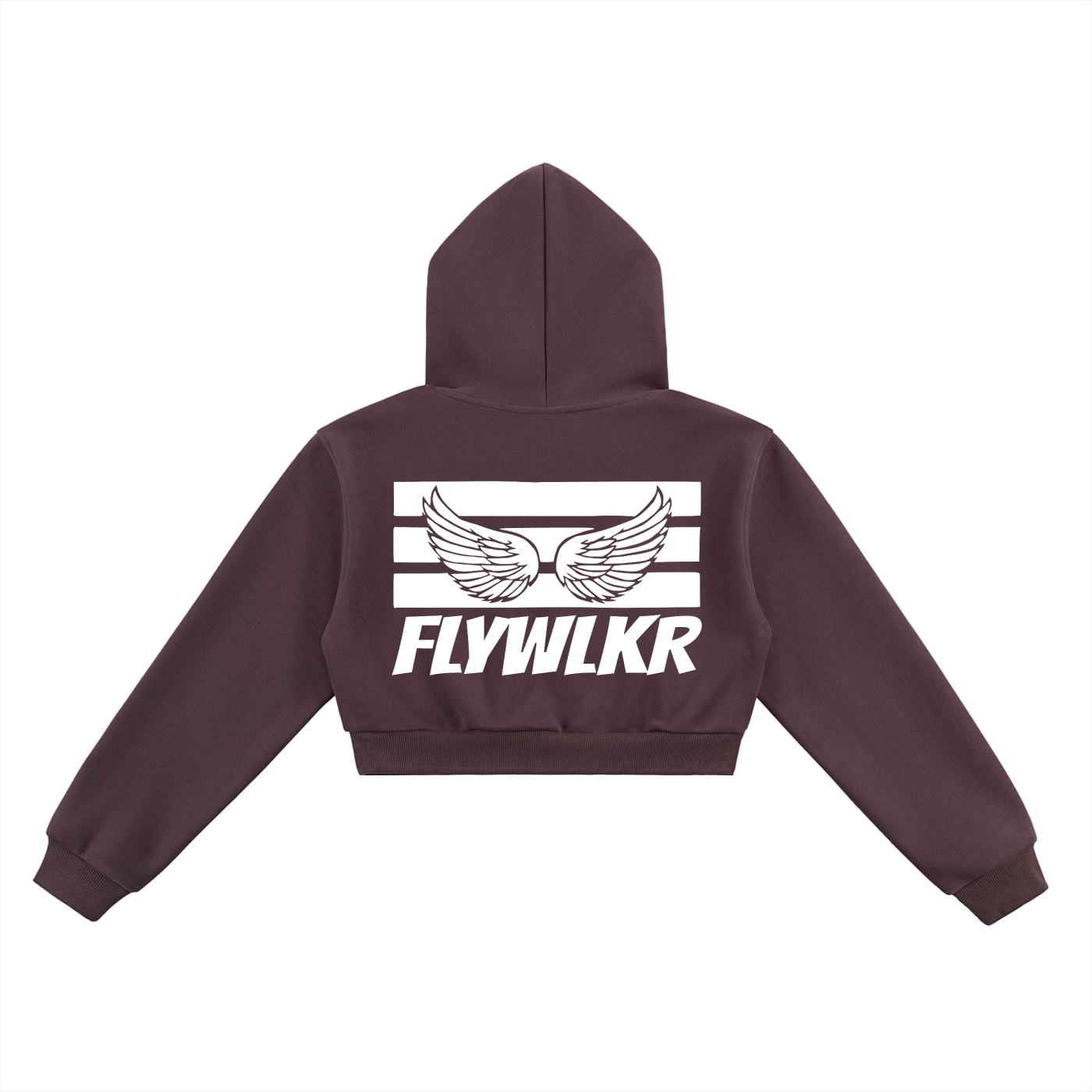 FLYWLKR "ORIGINALS" Essential Cropped Hoodie