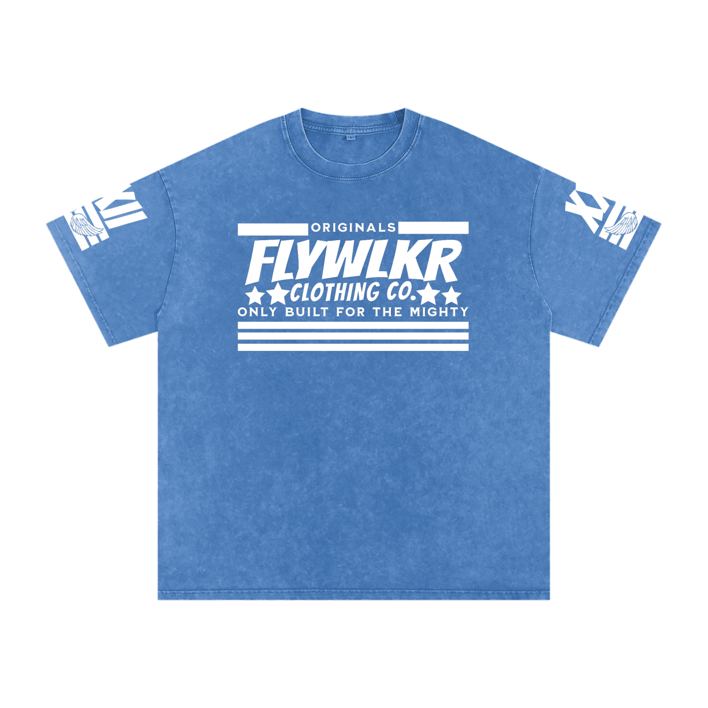 FLYWLKR "ORIGINALS" Snow Washed Oversized Cotton T-Shirt