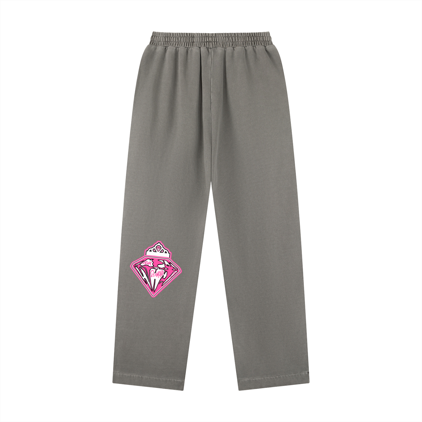 FLYWLKR ORIGINALS "PINK DIAMOND CLUB" Vintage Washed Drawstring Sweatpants