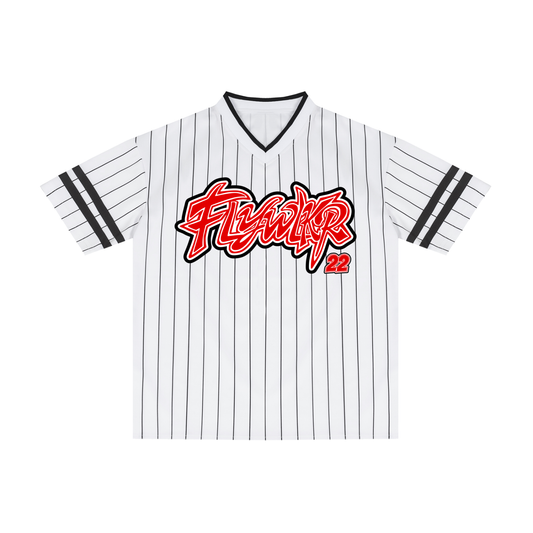 FLYWLKR "ORIGINALS" Unisex Striped Loose V-Neck T-Shirt
