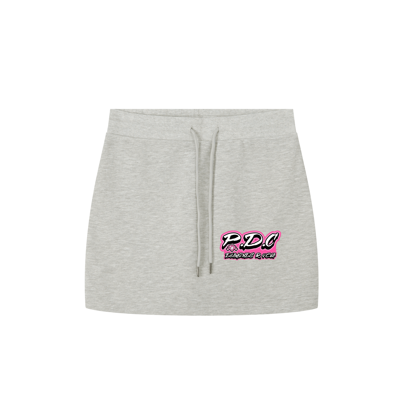 FLYWLKR ORIGINALS "PINK DIAMOND CLUB" Essential Drawstring Skirt