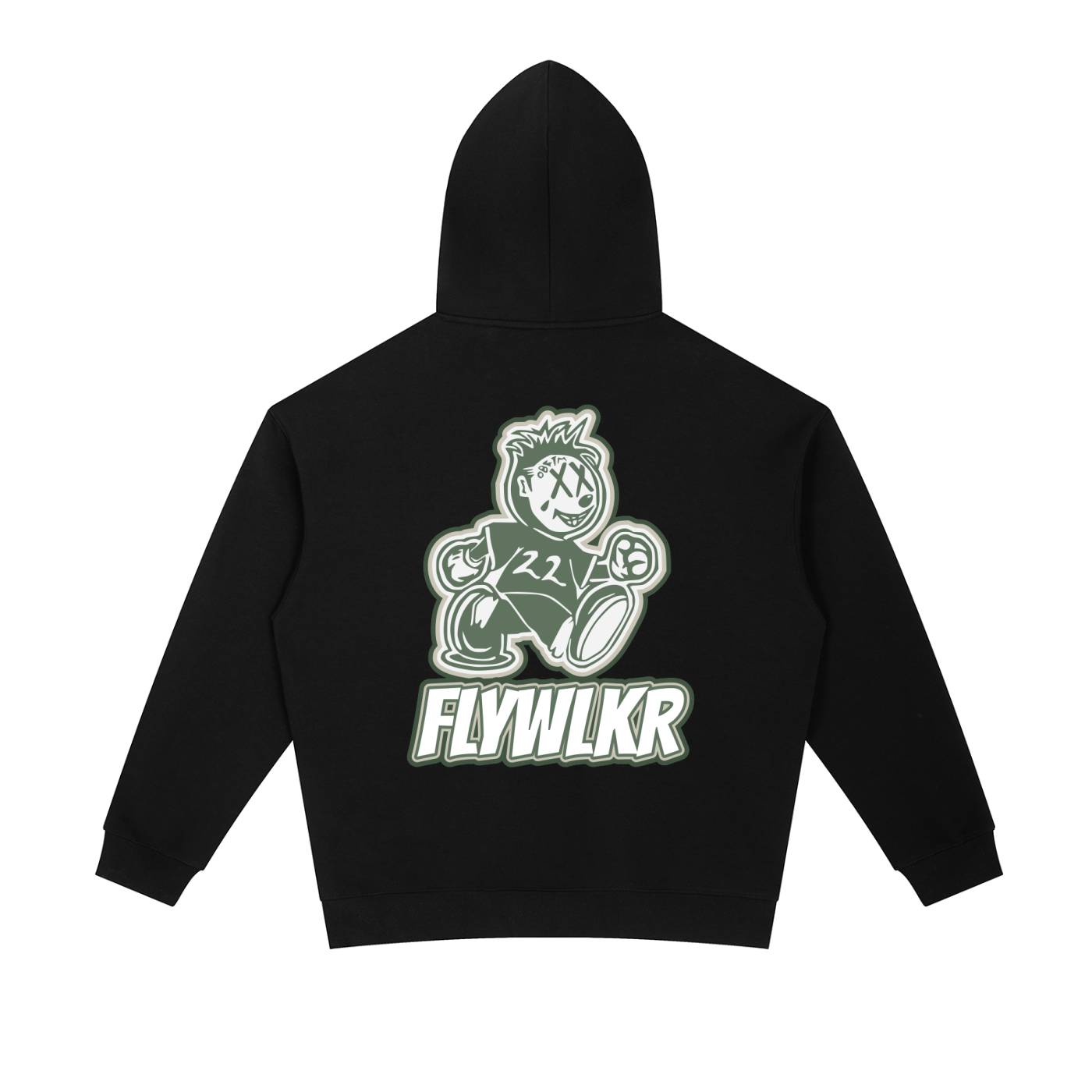 FLYWLKR ORIGINALS "OLIMOSSCREM" Essential Heavyweight Hoodie