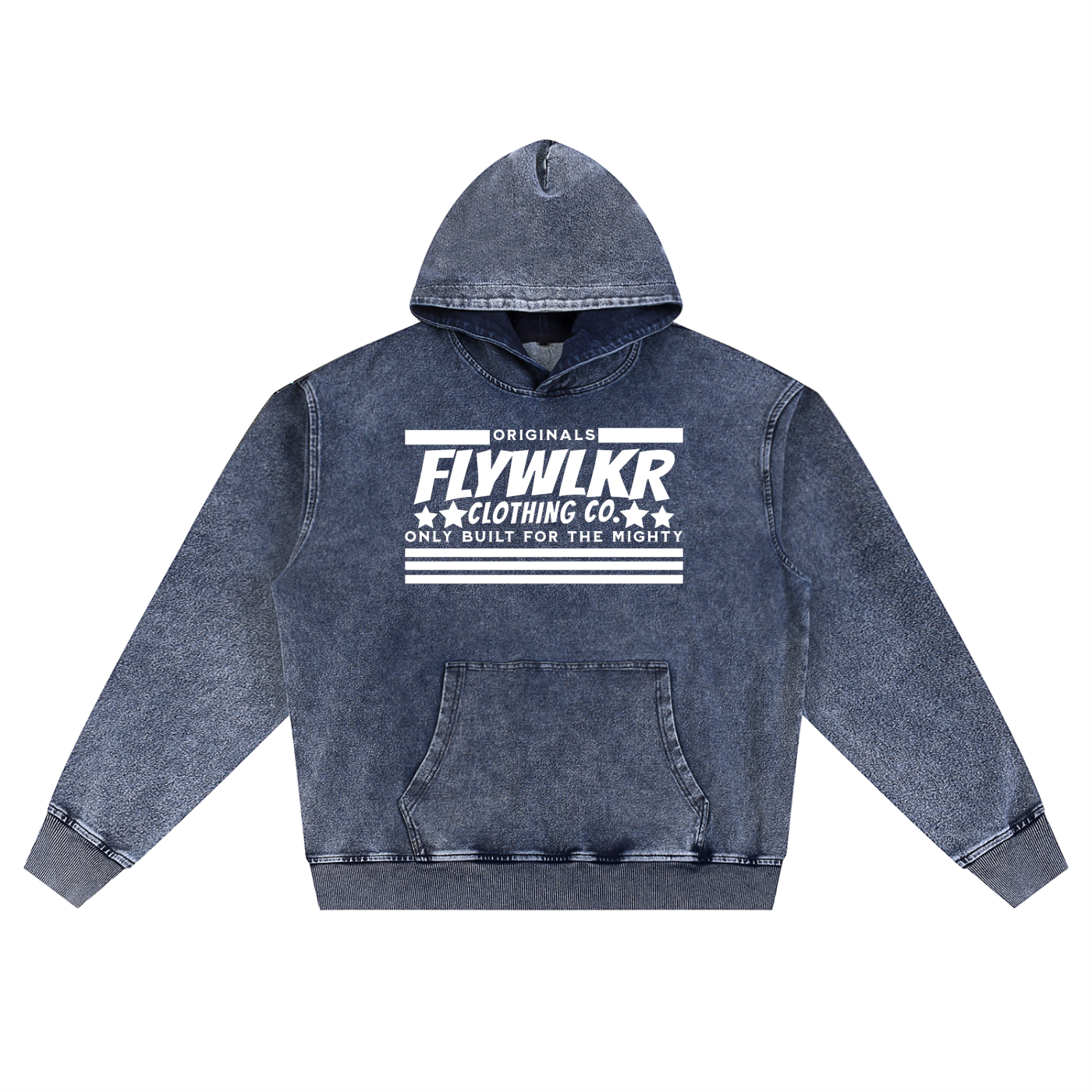 FLYWLKR "ORIGINALS" Snow Wash Oversized Hoodie