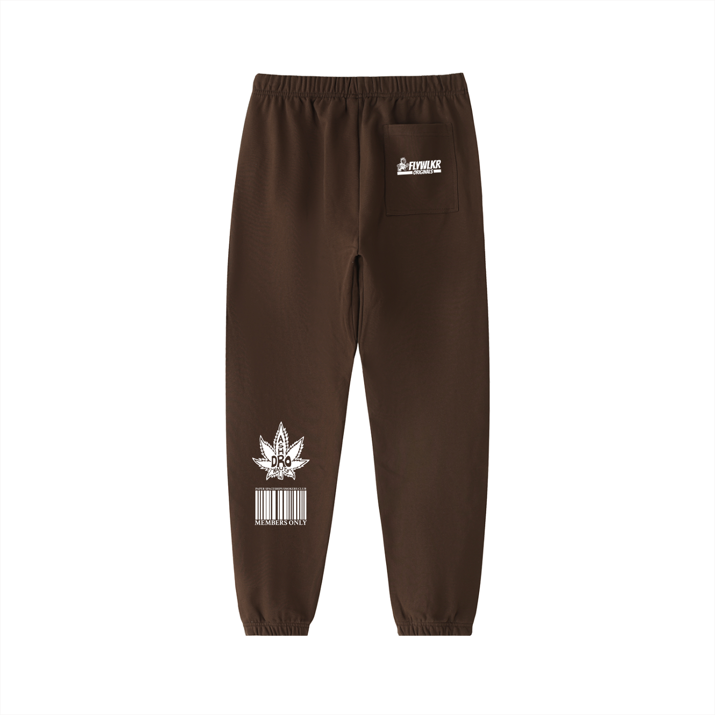 FLYWLKR "PAPER SPACESHIPS SMOKERS CLUB" Essential Heavyweight Cotton Sweatpants