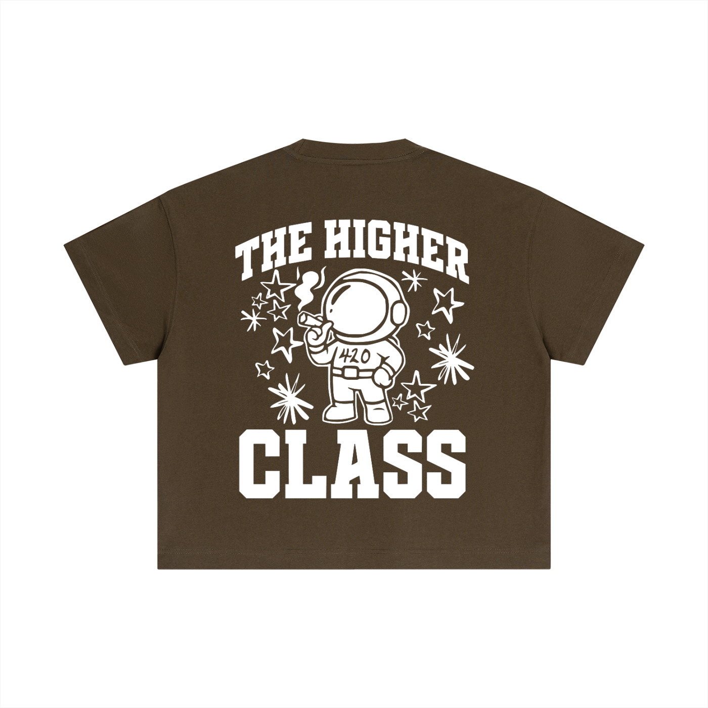 FLYWLKR "THE HIGH CLASS" Essential Cotton Boxy T-Shirt