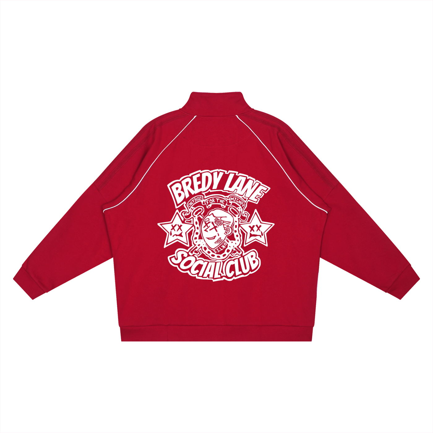 BREDY LANE SOCIAL CLUB Reflection Striped Raglan Sleeve  Jacket