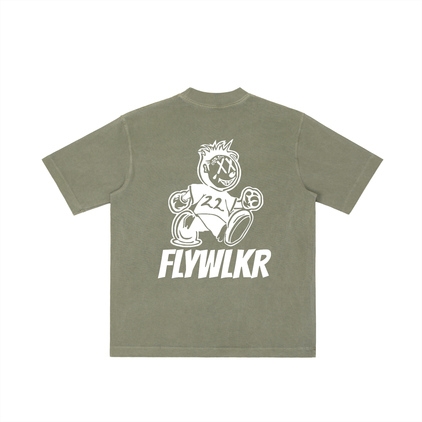 FLYWLKR "ORIGINALS" Vintage Wash Drop Shoulder T-shirt