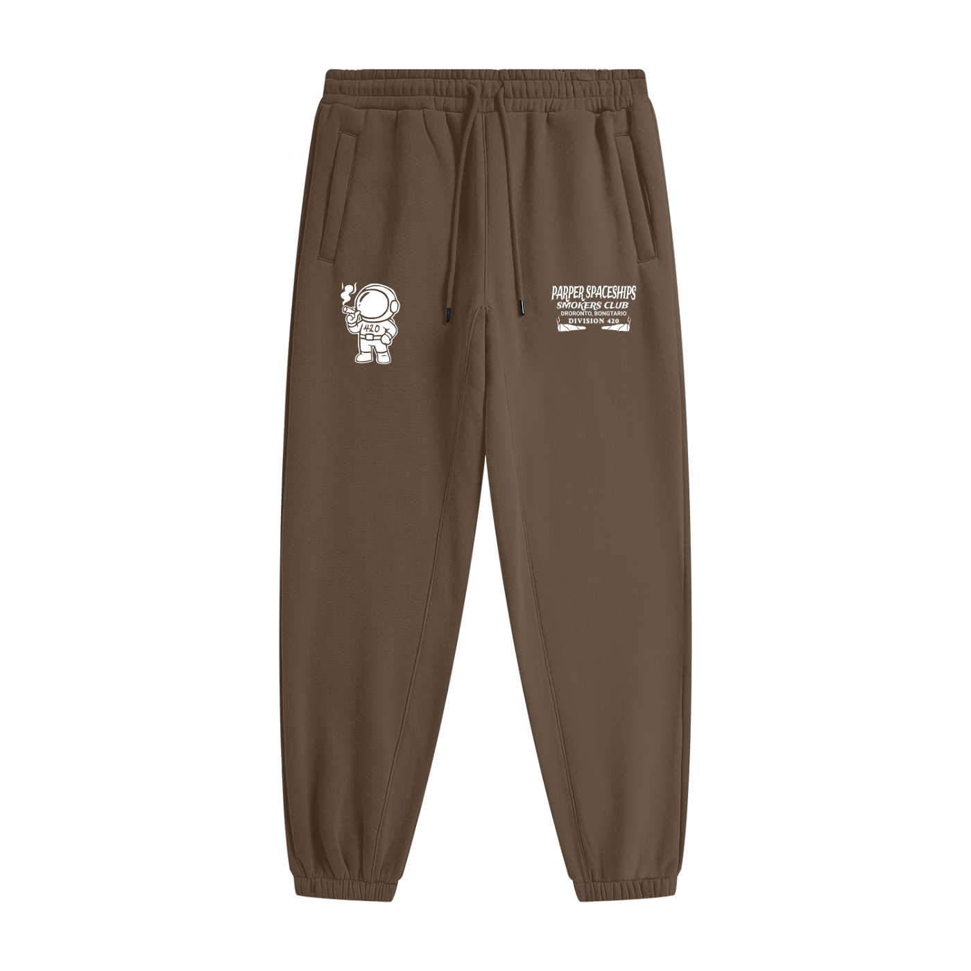 FLYWLKR "PAPER SPACESHIPS SMOKERS CLUB" Unisex Heavyweight Fleece Joggers