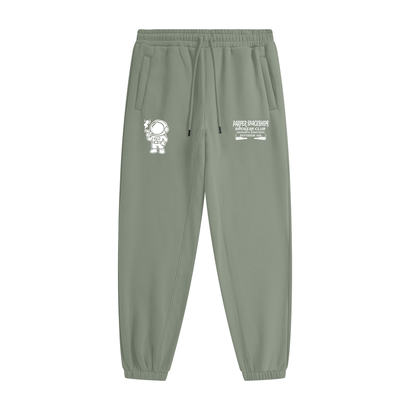 FLYWLKR "PAPER SPACESHIPS SMOKERS CLUB" Unisex Heavyweight Fleece Joggers