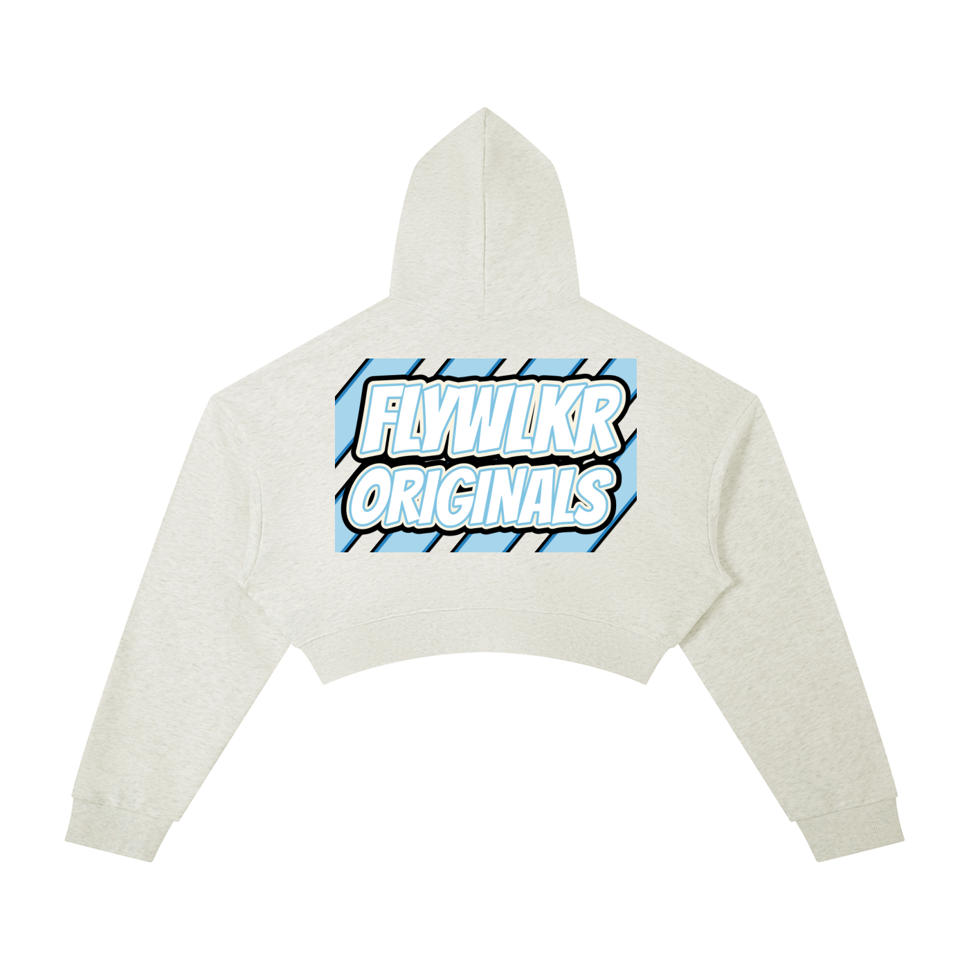 FLYWLKR ORIGINALS "BOSHIDIRU" Essential Cropped Hoodie