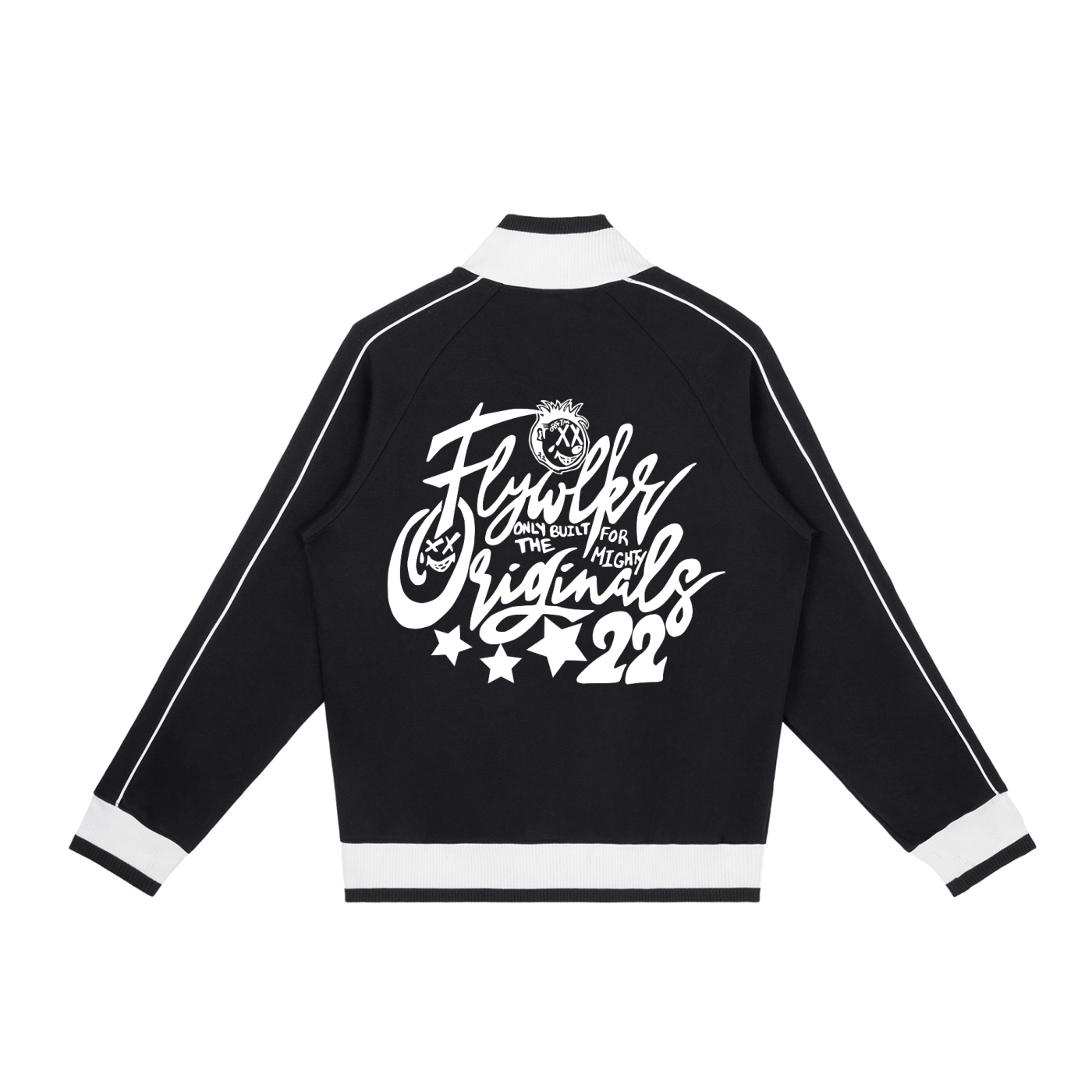 FLYWLKR "ORIGINALS" Color Block Raglan Sleeve Zip Track Jacket
