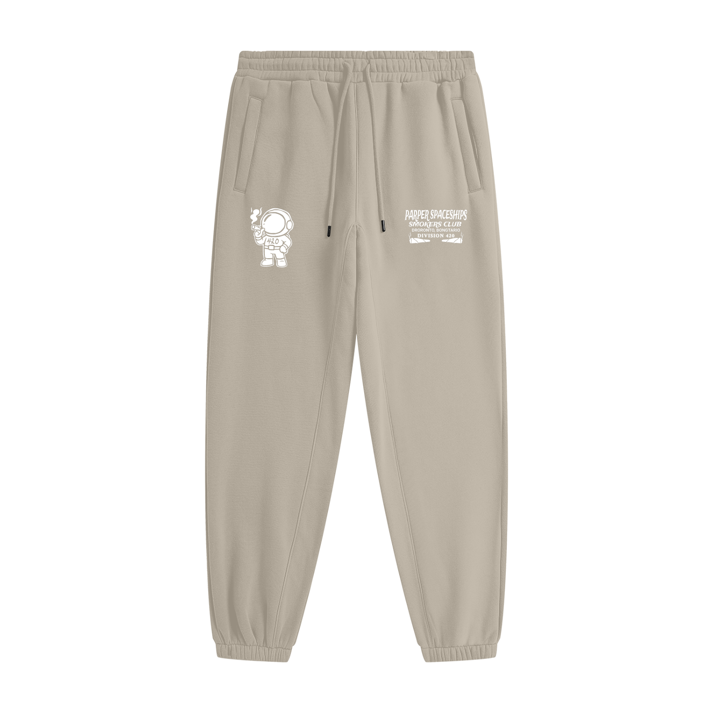FLYWLKR "PAPER SPACESHIPS SMOKERS CLUB" Unisex Heavyweight Fleece Joggers
