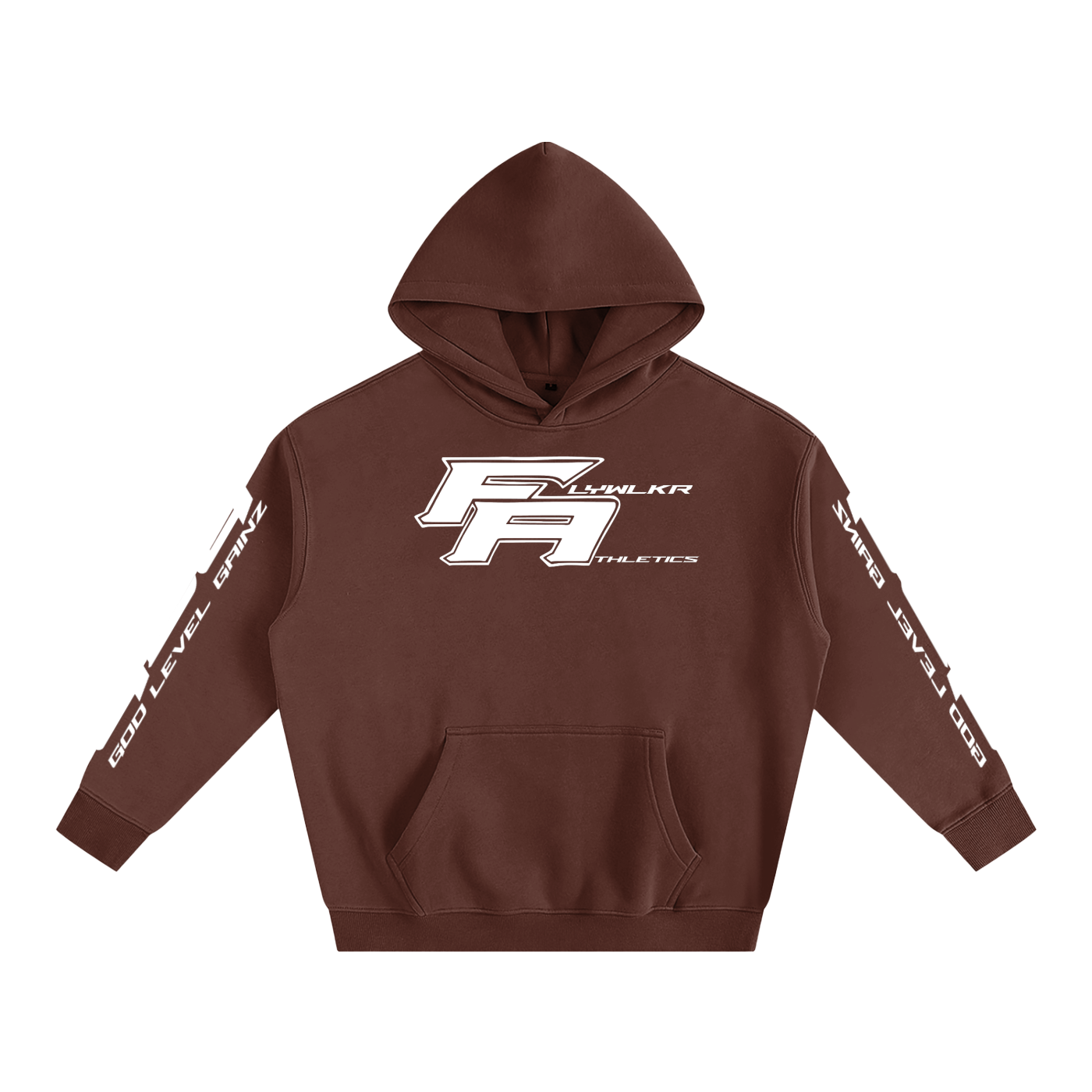FLYWLKR ATHLETICS Oversize Fleeced Hoodie
