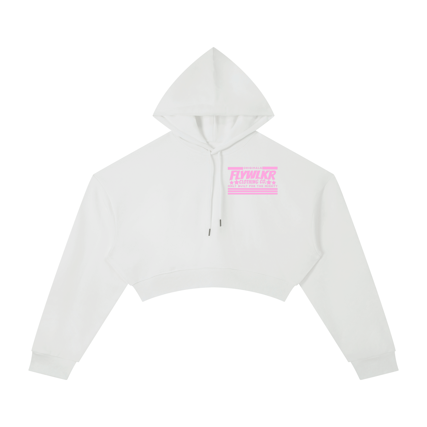 FLYWLKR "ORIGINALS" Essential Cropped Hoodie