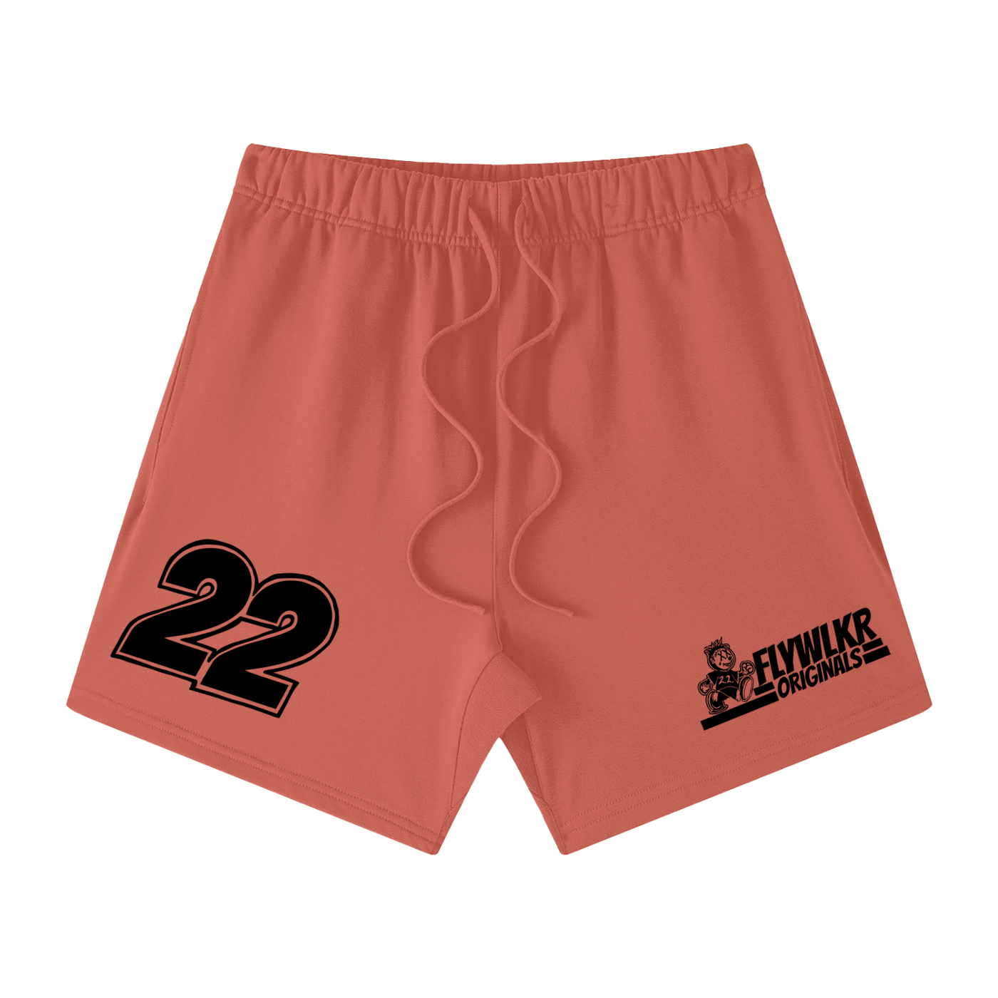 FLYWLKR "ORIGINALS" Unisex Earth Tone Loose Fit Cotton Shorts