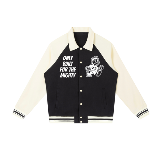 FLYWLKR "ORIGINALS" Contrast Raglan Sleeve Baseball Jacket