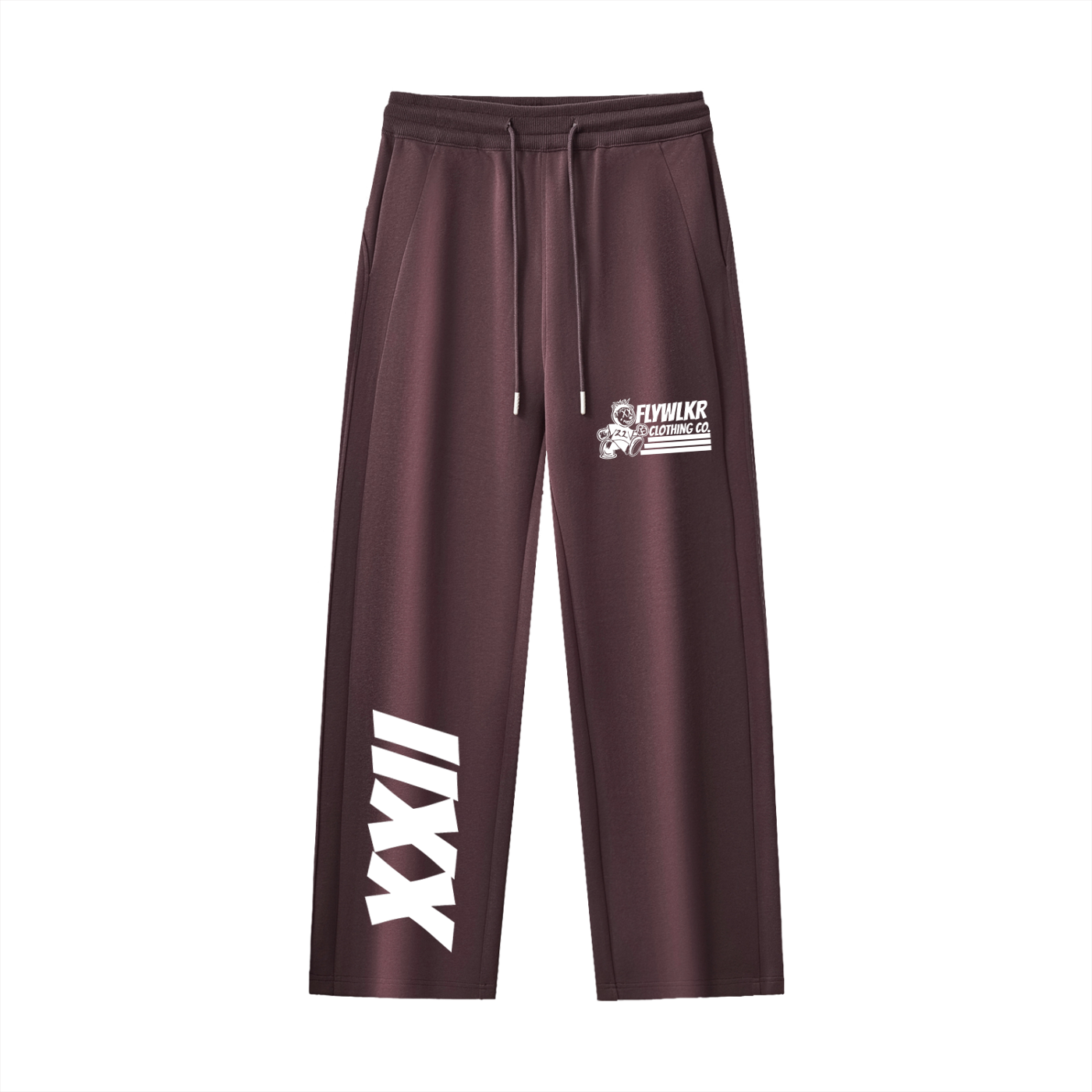 FLYWLKR "ORIGINALS" Essential Drawstring Straight-Leg Sweatpants
