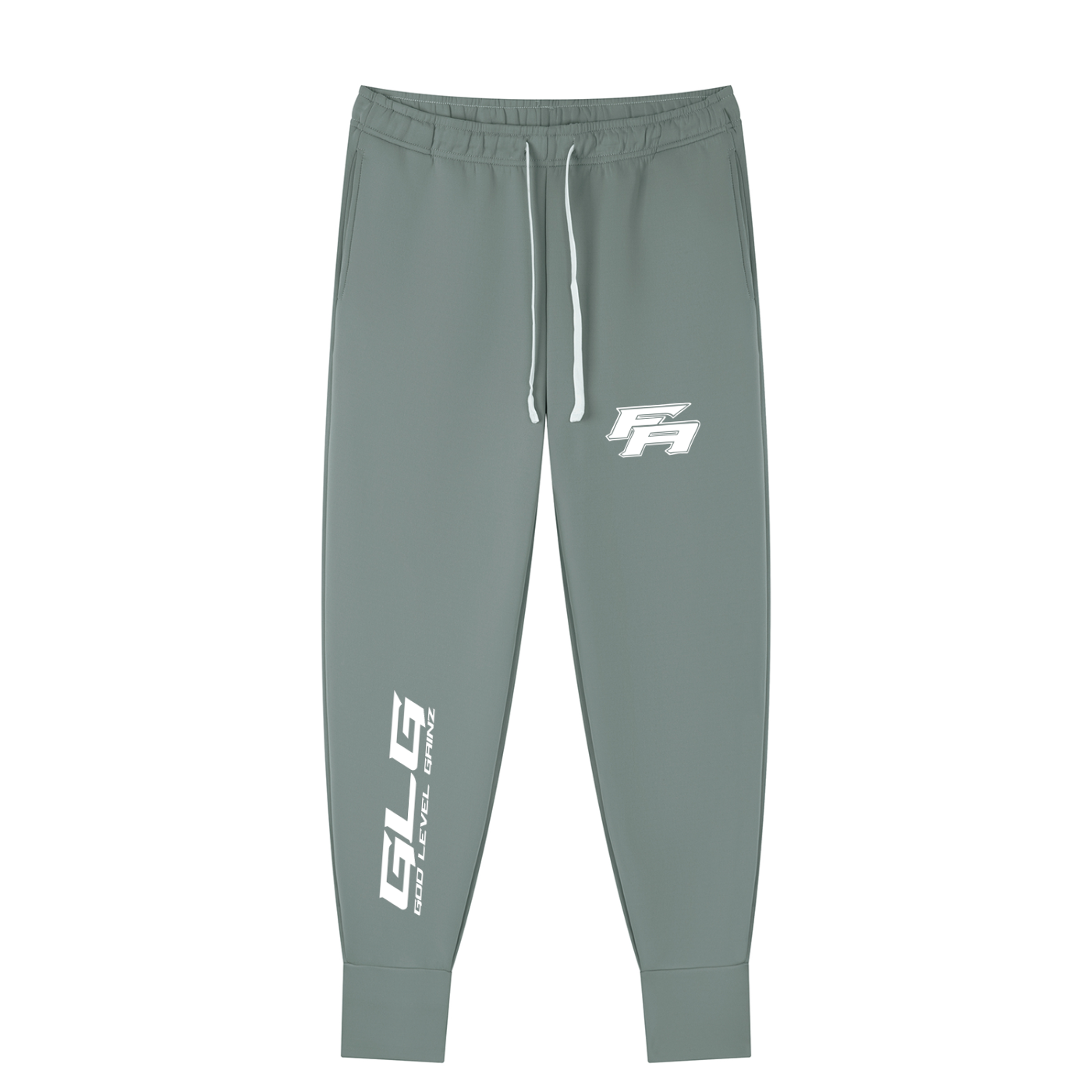 FLYWLKR ATHLETICS Men's Tapered Leg Drawstring Joggers