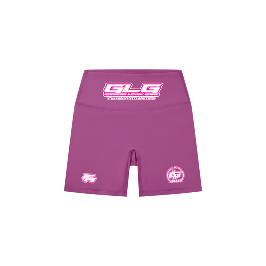 FLYWLKR ATHLETICS "GLG" Women's High-Waisted Biker Shorts