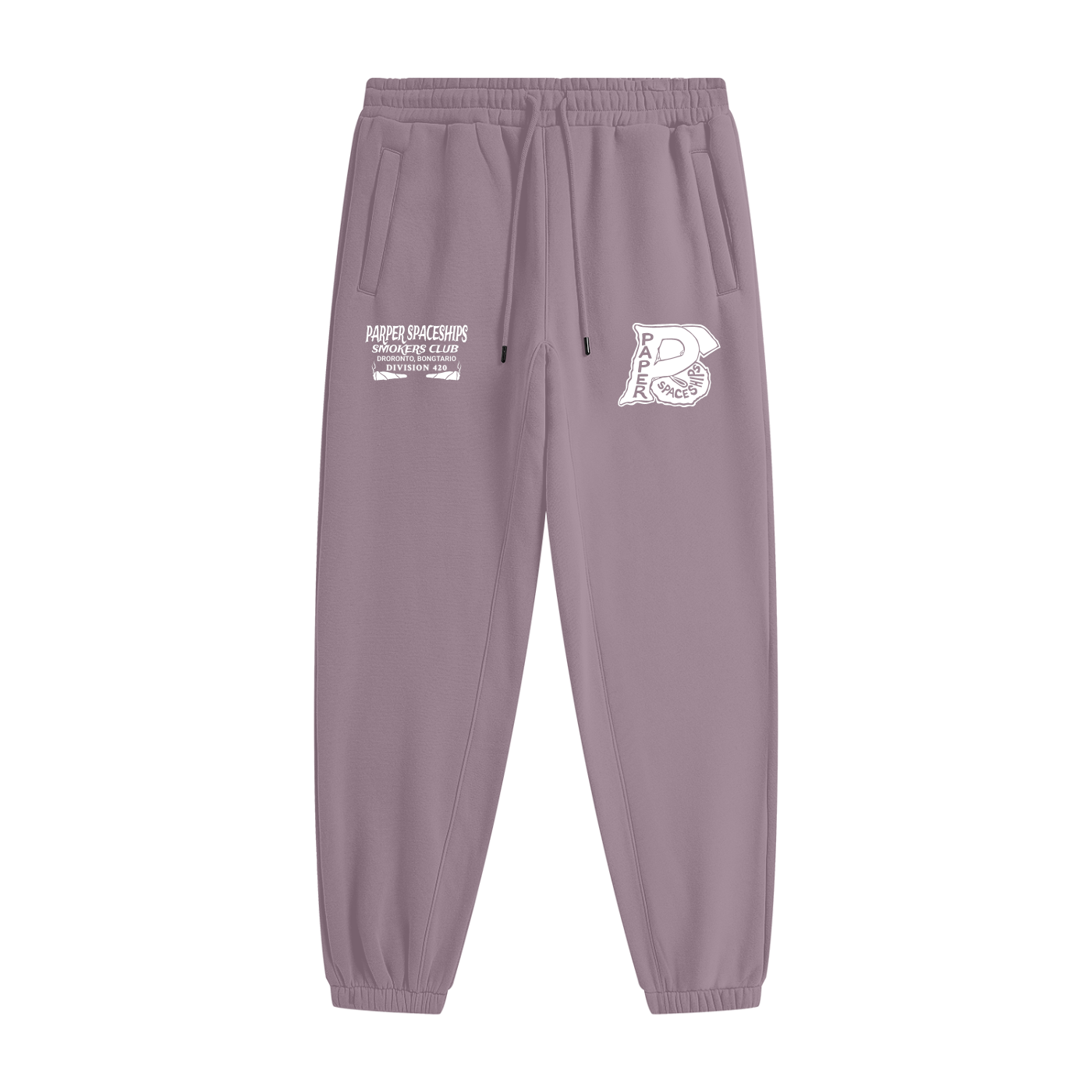 FLYWLKR "PAPER SPACESHIPS SMOKERS CLUB " Unisex Heavyweight Fleece Joggers