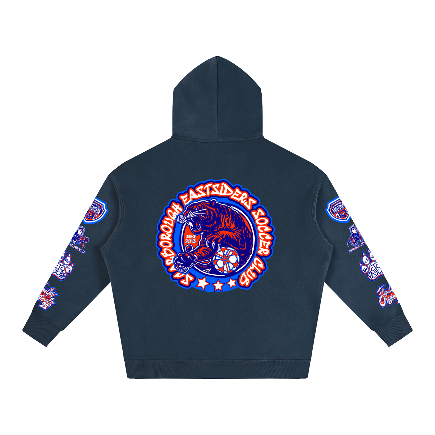 FLYWLKR X SCARBOROUGH EASTSIDERS Oversize Fleeced Hoodie