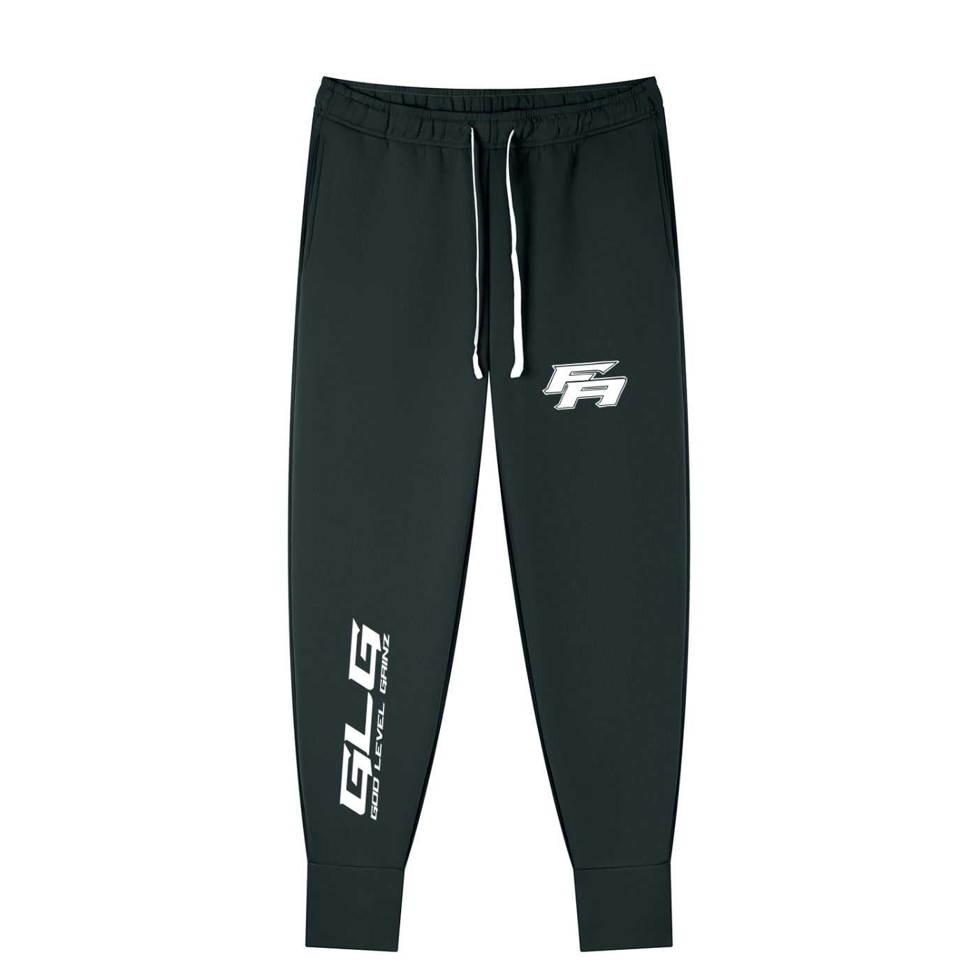 FLYWLKR ATHLETICS Men's Tapered Leg Drawstring Joggers