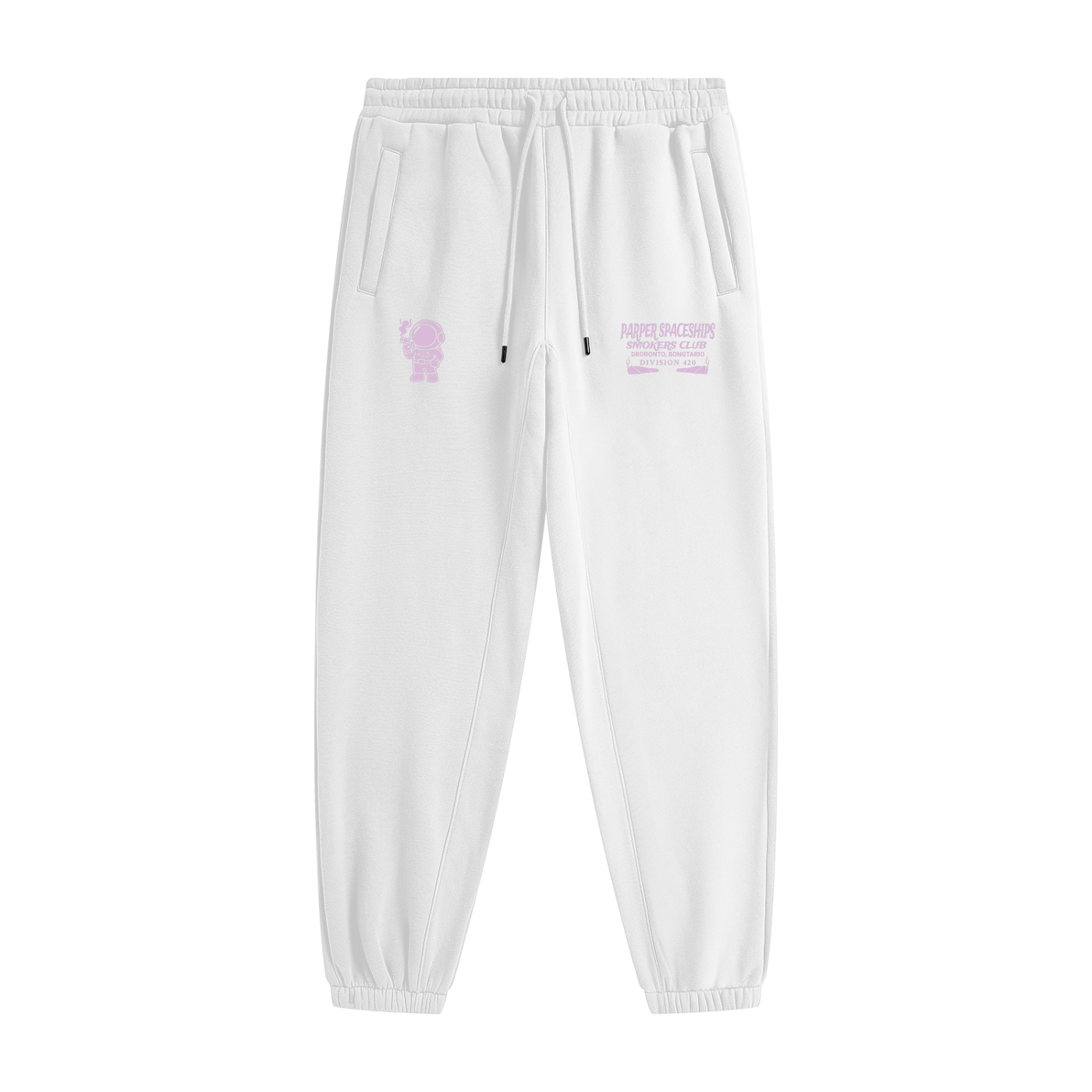 FLYWLKR "PAPER SPACESHIPS SMOKERS CLUB" Unisex Heavyweight Fleece Joggers
