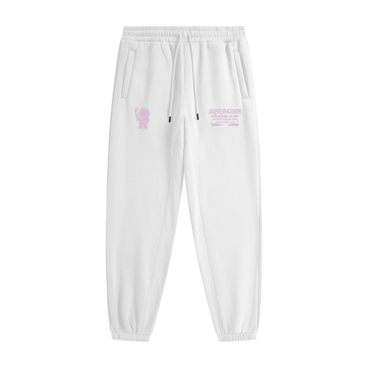 FLYWLKR "PAPER SPACESHIPS SMOKERS CLUB" Unisex Heavyweight Fleece Joggers