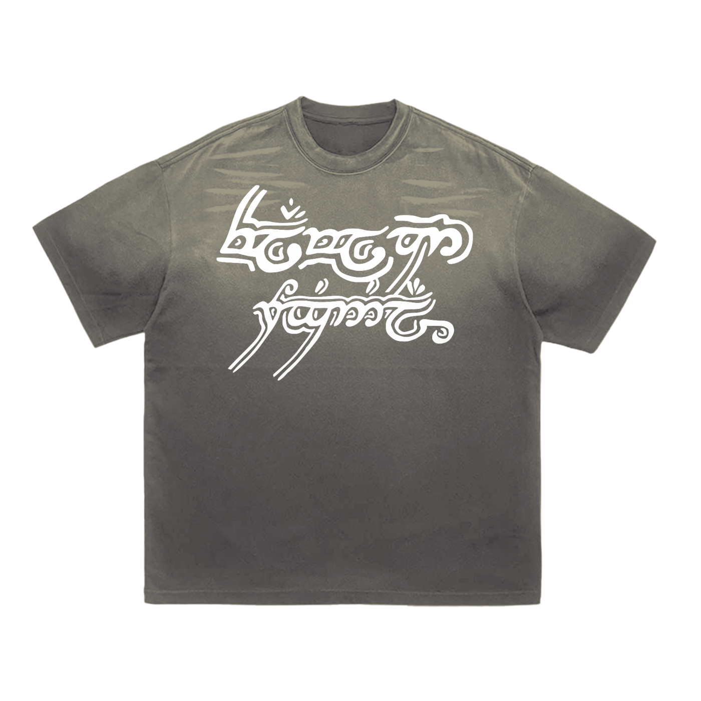 FLYWLKR "ORIGINALS" Tiger Stripe Gradient Washed T-Shirt