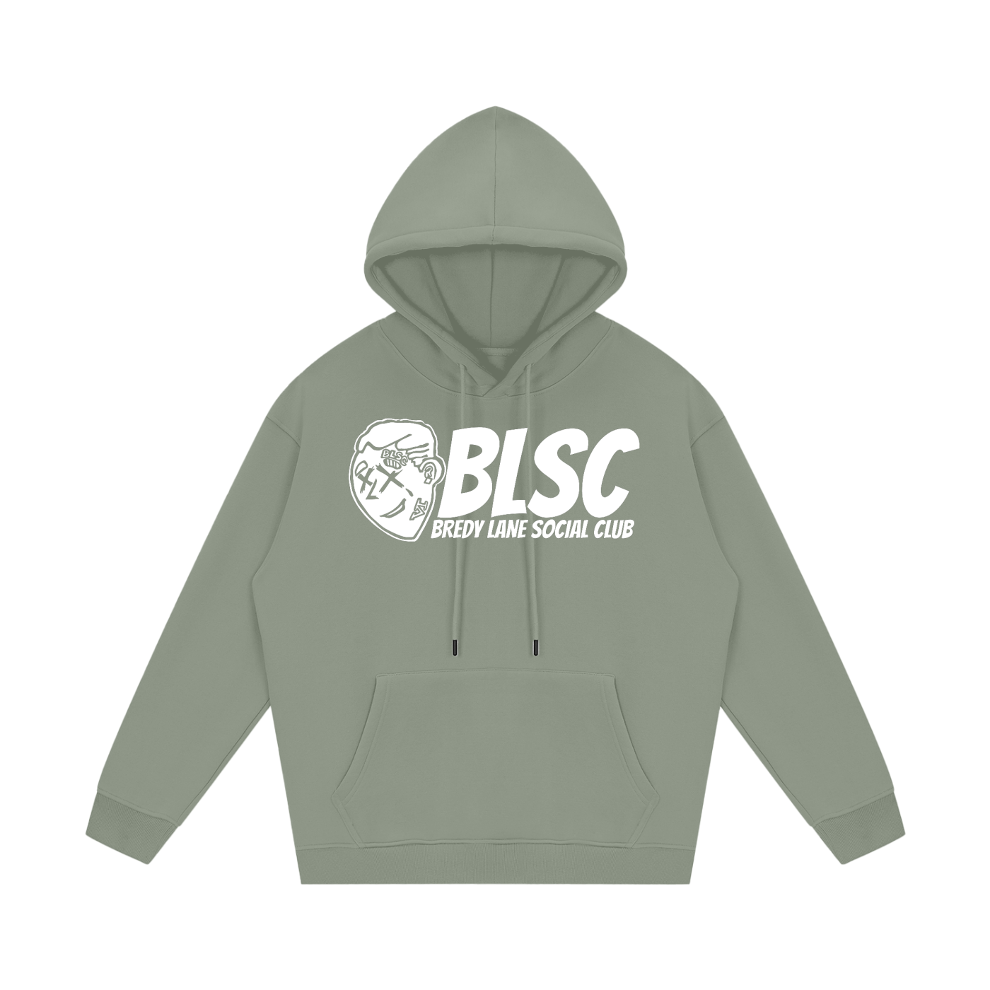 FLYWLKR "BREDY LANE SOCIAL CLUB" Streetwear Unisex Fleece Hoodie