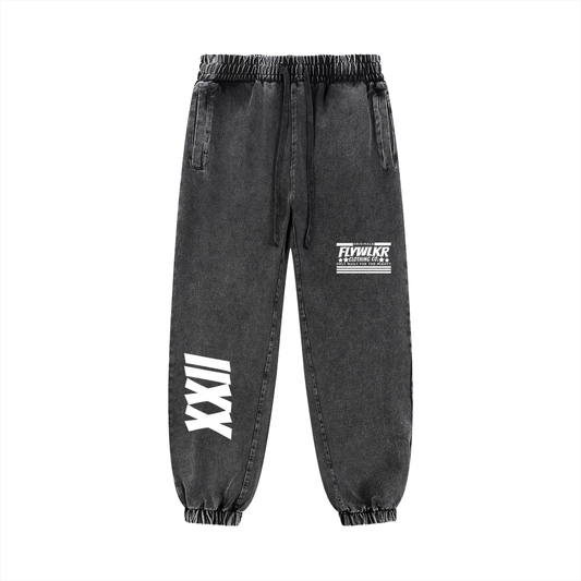 FLYWLKR "ORIGINALS" Snow Wash Jogged Sweatpants
