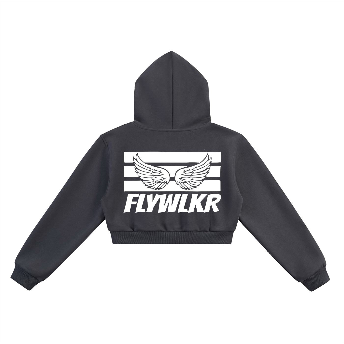 FLYWLKR "ORIGINALS" Essential Cropped Hoodie