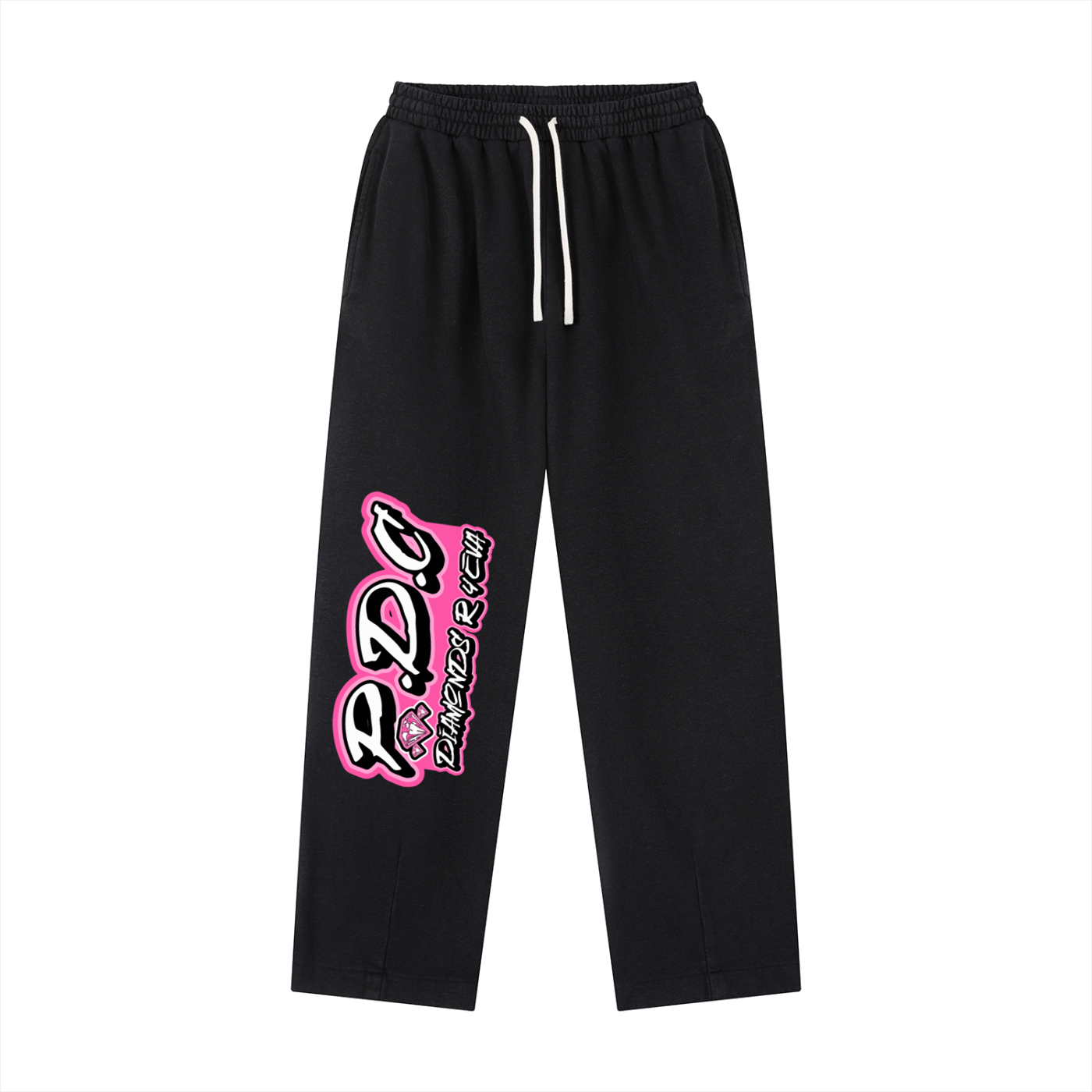 FLYWLKR ORIGINALS "PINK DIAMOND CLUB" Vintage Washed Drawstring Sweatpants