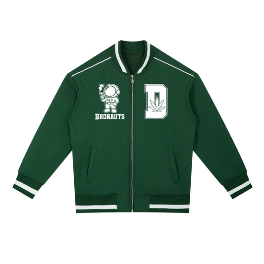 FLYWLKR "THE HIGH CLASS" Contrast Piping Zip Bomber Jacket