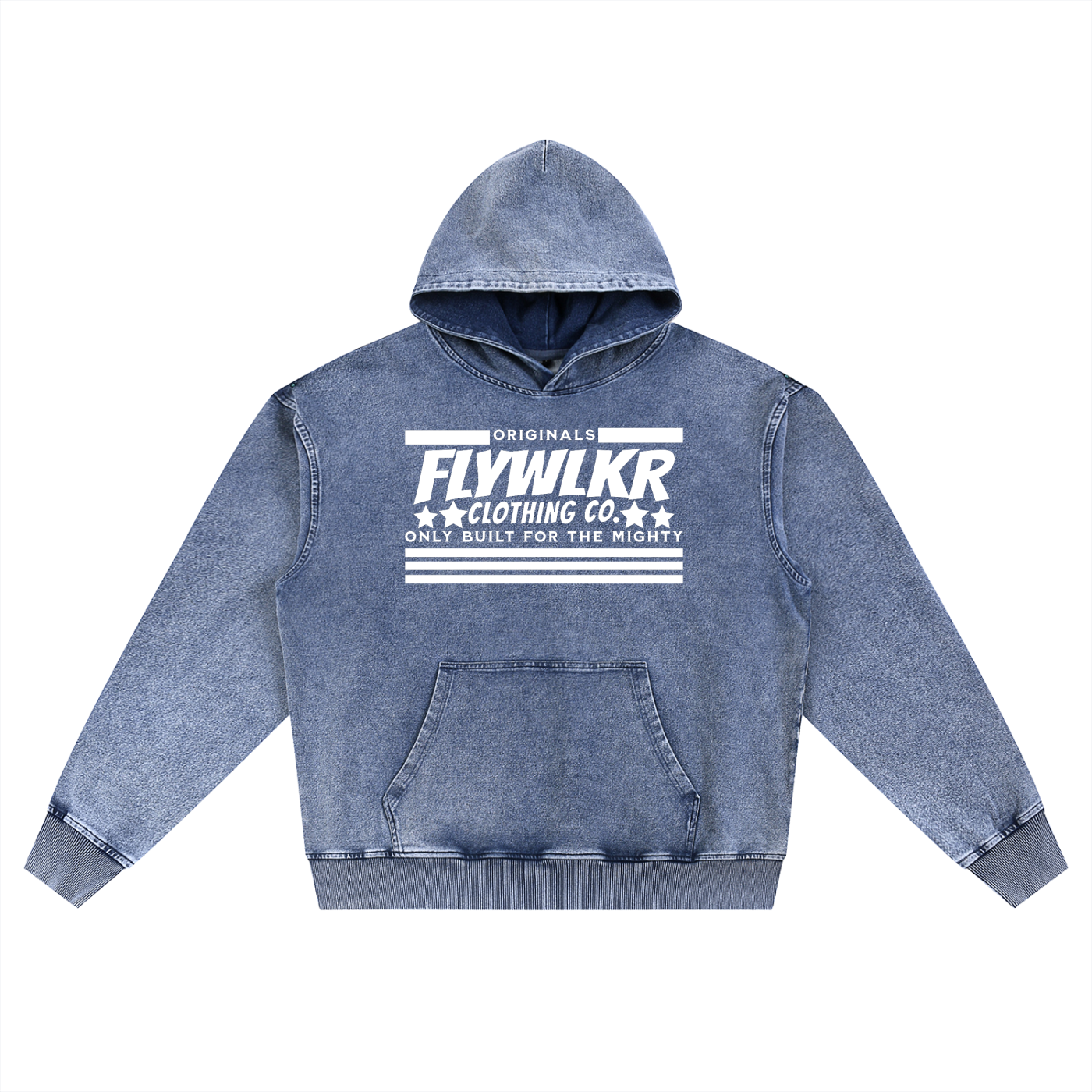 FLYWLKR "ORIGINALS" Snow Wash Oversized Hoodie