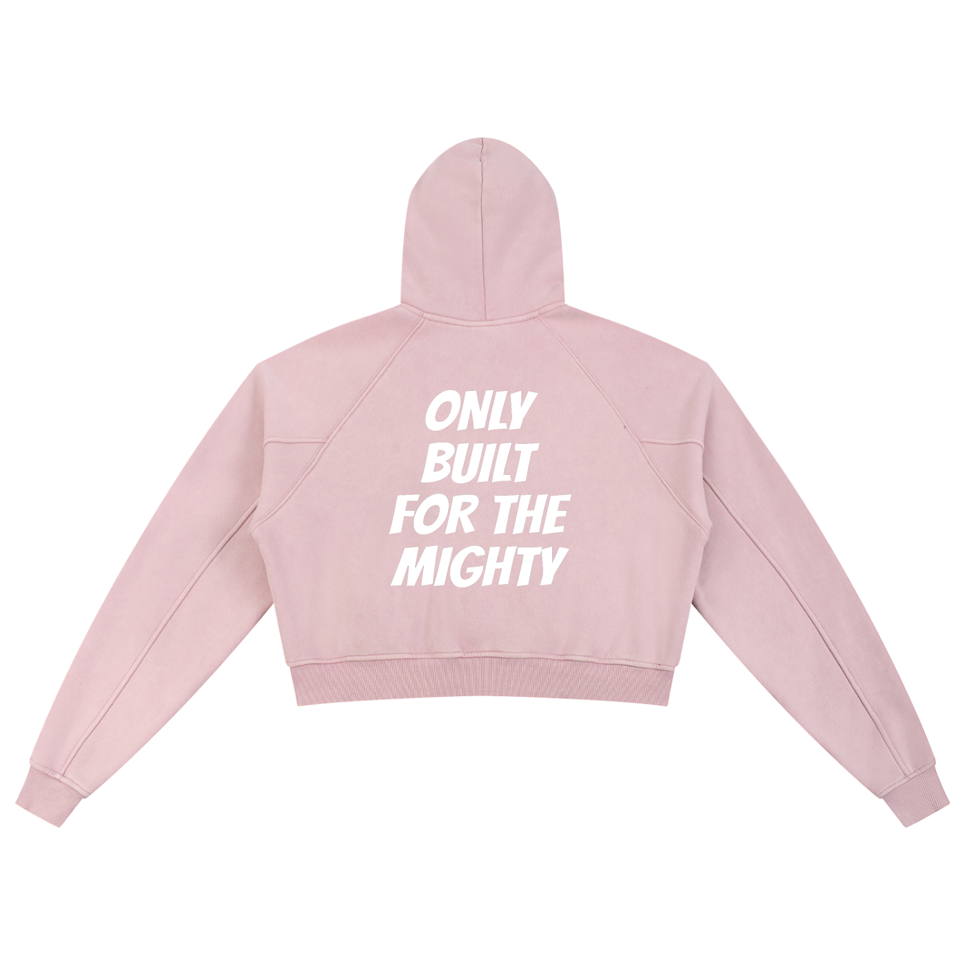 FLYWLKR "ORIGINALS" Snow Washed Cropped Hoodie