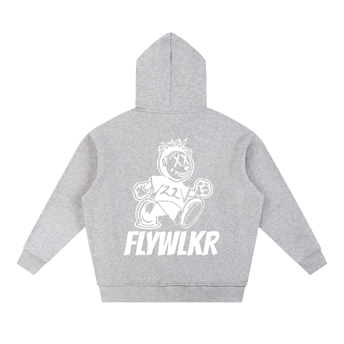 FLYWLKR "ORIGINALS" Sun Fade Contrast Tape Fleece Hoodie
